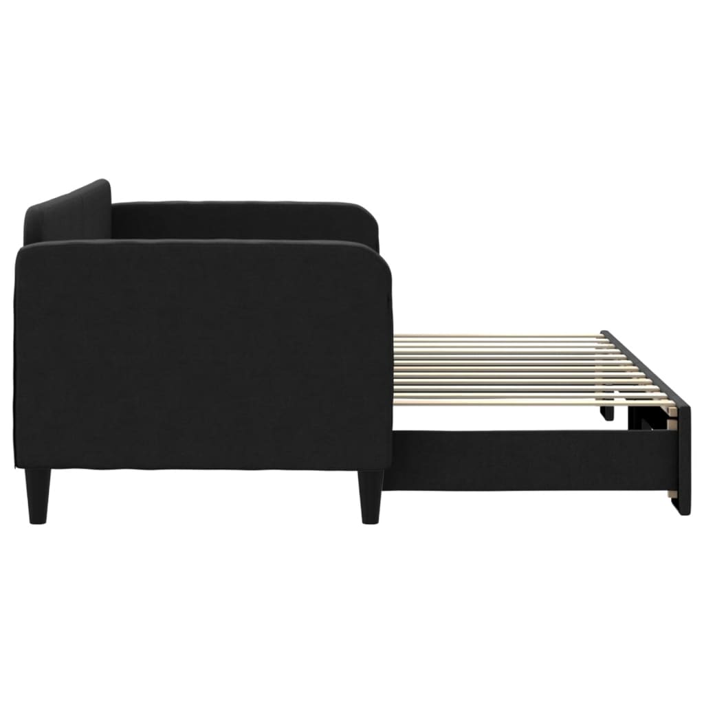 Day bed with trundle without mattress 80x200 cm