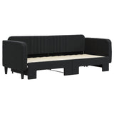 Day bed with trundle without mattress 80x200 cm