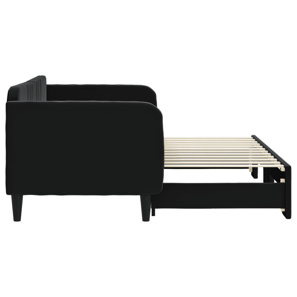 Day bed with trundle without mattress 80x200 cm