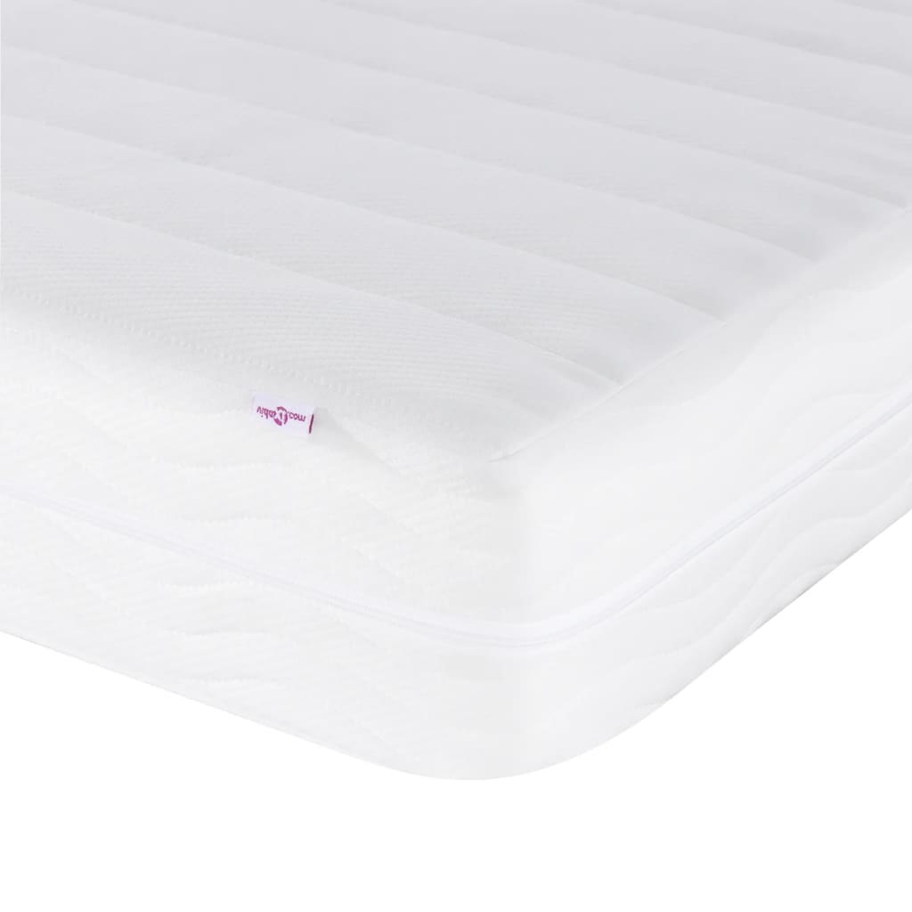 Lit de jour avec matelas rose 80x200 cm velours