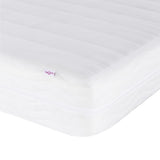 Lit de jour avec matelas gris clair 90x190 cm velours