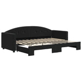 Day bed with trundle without mattress 80x200 cm