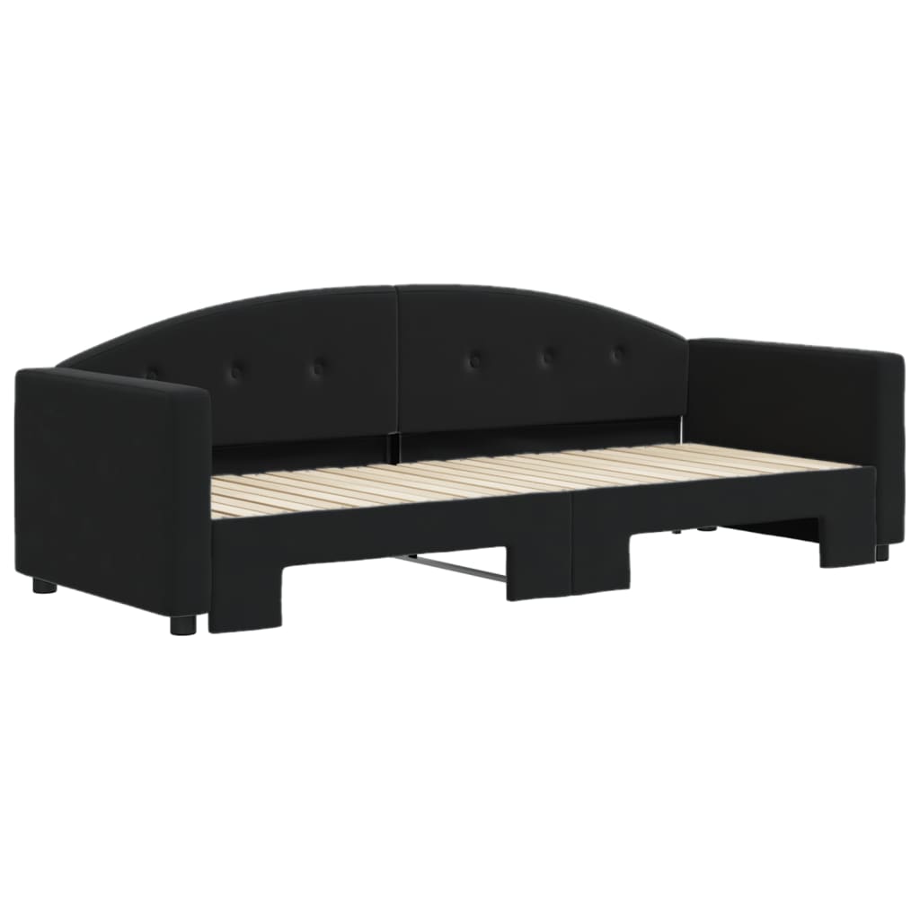 Day bed with trundle without mattress 80x200 cm