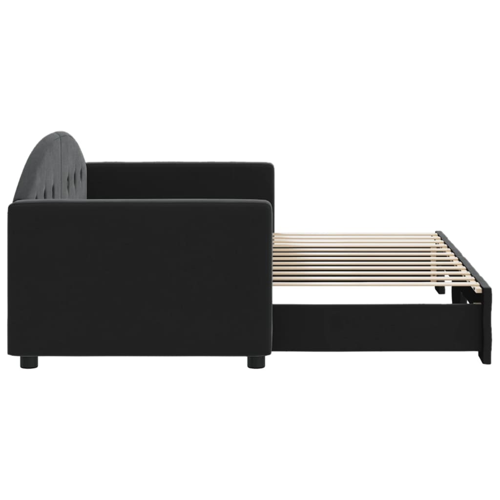 Day bed with trundle without mattress 80x200 cm