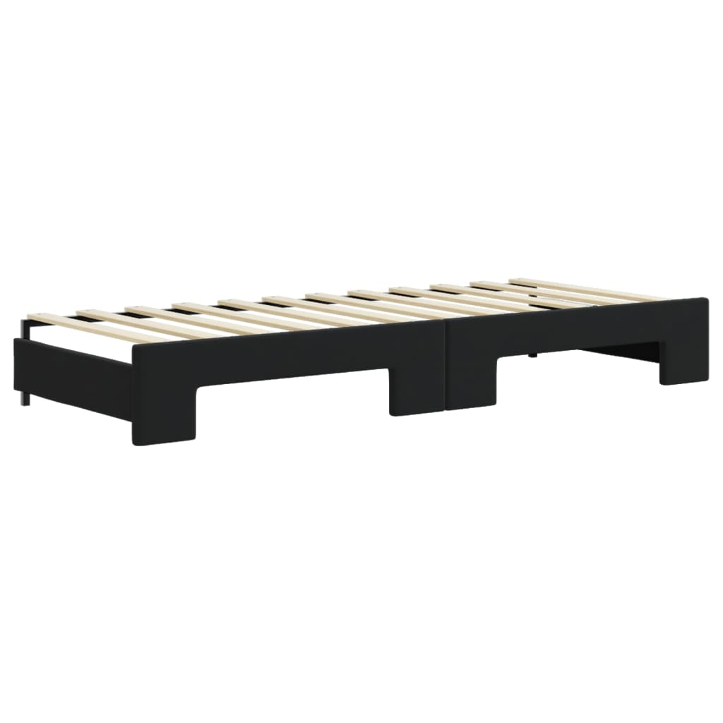 Day bed with trundle without mattress 80x200 cm