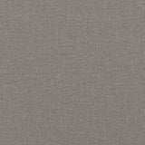 Lit de jour avec lit gigogne taupe 100x200 cm tissu