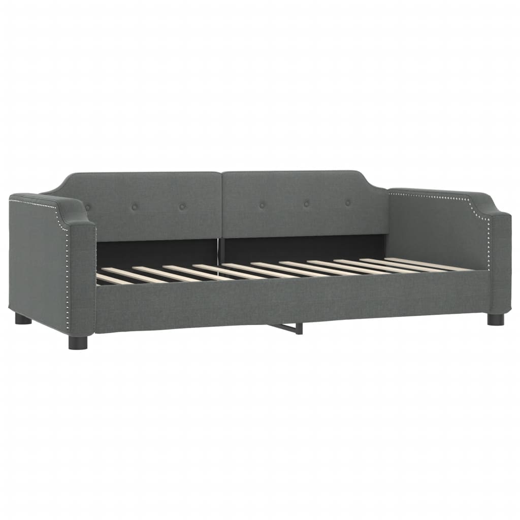 Day bed with trundle and drawers without mattress 90x200 cm