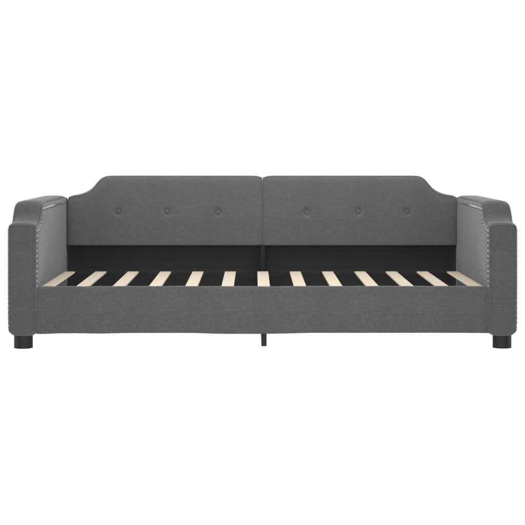 Day bed with trundle and drawers without mattress 90x200 cm