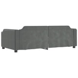 Day bed with trundle and drawers without mattress 90x200 cm