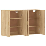 Armoires murales 2 pcs chêne sonoma bois d'ingénierie