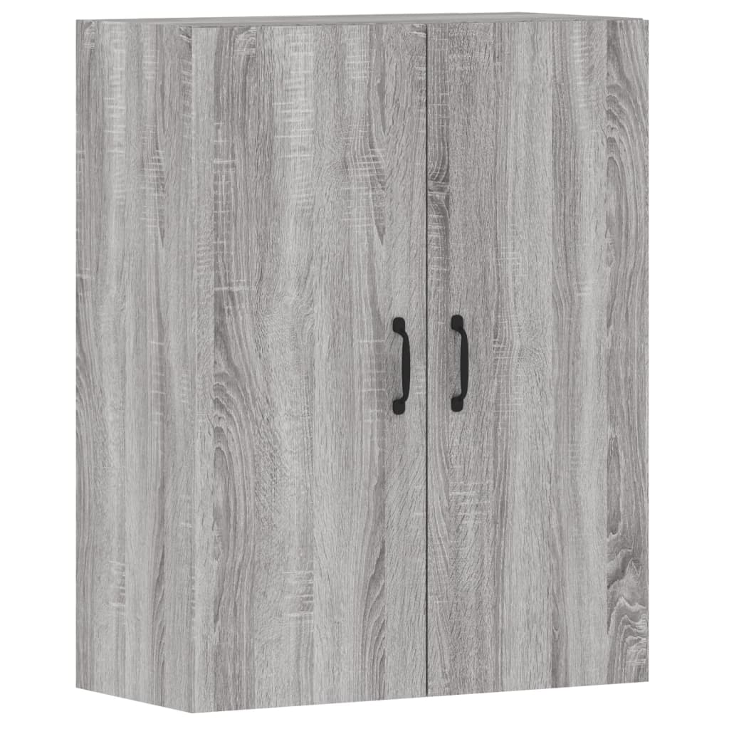 Armoires murales 2 pcs sonoma gris bois d'ingénierie