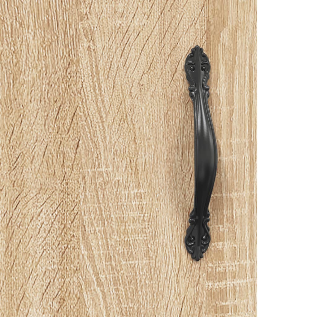 Armoires murales 2 pcs chêne sonoma bois d'ingénierie