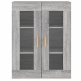 Armoires murales 2 pcs sonoma gris bois d'ingénierie