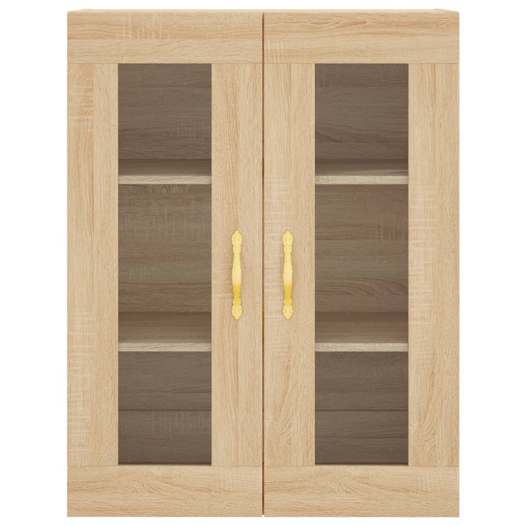 Armoires murales 2 pcs chêne sonoma bois d'ingénierie