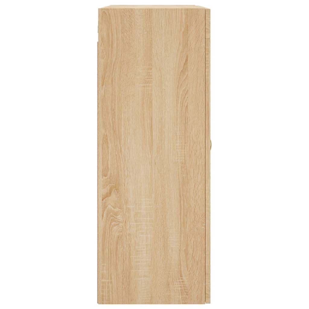 Armoires murales 2 pcs chêne sonoma bois d'ingénierie