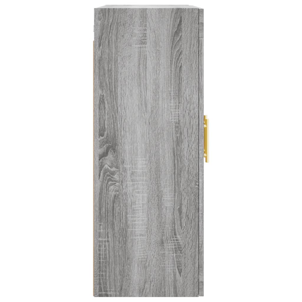 Armoires murales 2 pcs sonoma gris bois d'ingénierie