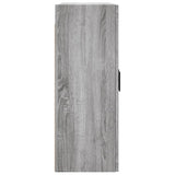 Armoires murales 2 pcs sonoma gris bois d'ingénierie