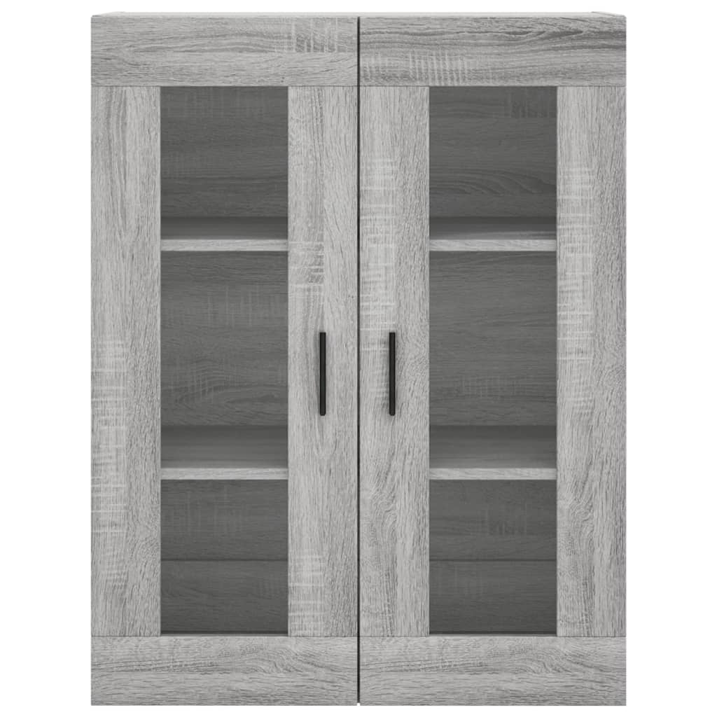 Armoires murales 2 pcs sonoma gris bois d'ingénierie