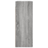 Armoires murales 2 pcs sonoma gris bois d'ingénierie