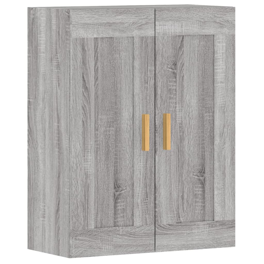 Armoires murales 2 pcs sonoma gris bois d'ingénierie