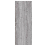 Armoires murales 2 pcs sonoma gris bois d'ingénierie