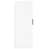 Armoires murales 2 pcs blanc bois d'ingénierie