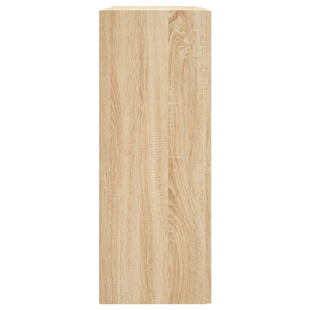 Armoires murales 2 pcs chêne sonoma bois d'ingénierie