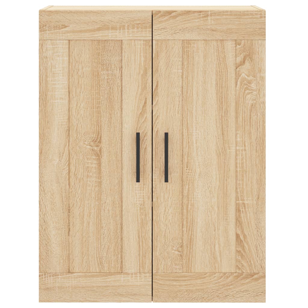 2 pcs wall cabinets sonoma oak engineered wood