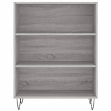 Sonoma hohes Sideboard grau 69,5x34x180 cm Holzwerkstoff