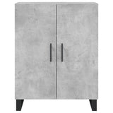 High sideboard Concrete gray 69.5x34x180 cm Engineered wood