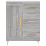 Buffet haut Sonoma gris 69,5x34x180 cm Bois d'ingénierie