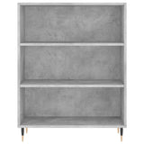 High sideboard Concrete gray 69.5x34x180 cm Engineered wood