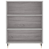 Buffet haut Sonoma gris 69,5x34x180 cm Bois d'ingénierie