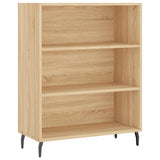 High sideboard Sonoma oak 69.5x34x180 cm Engineered wood