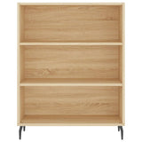 High sideboard Sonoma oak 69.5x34x180 cm Engineered wood