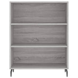 Buffet haut Sonoma gris 69,5x34x180 cm Bois d'ingénierie