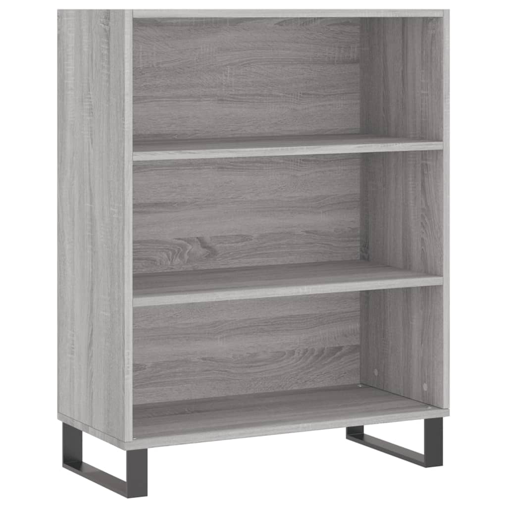 Buffet haut Sonoma gris 69,5x34x180 cm Bois d'ingénierie