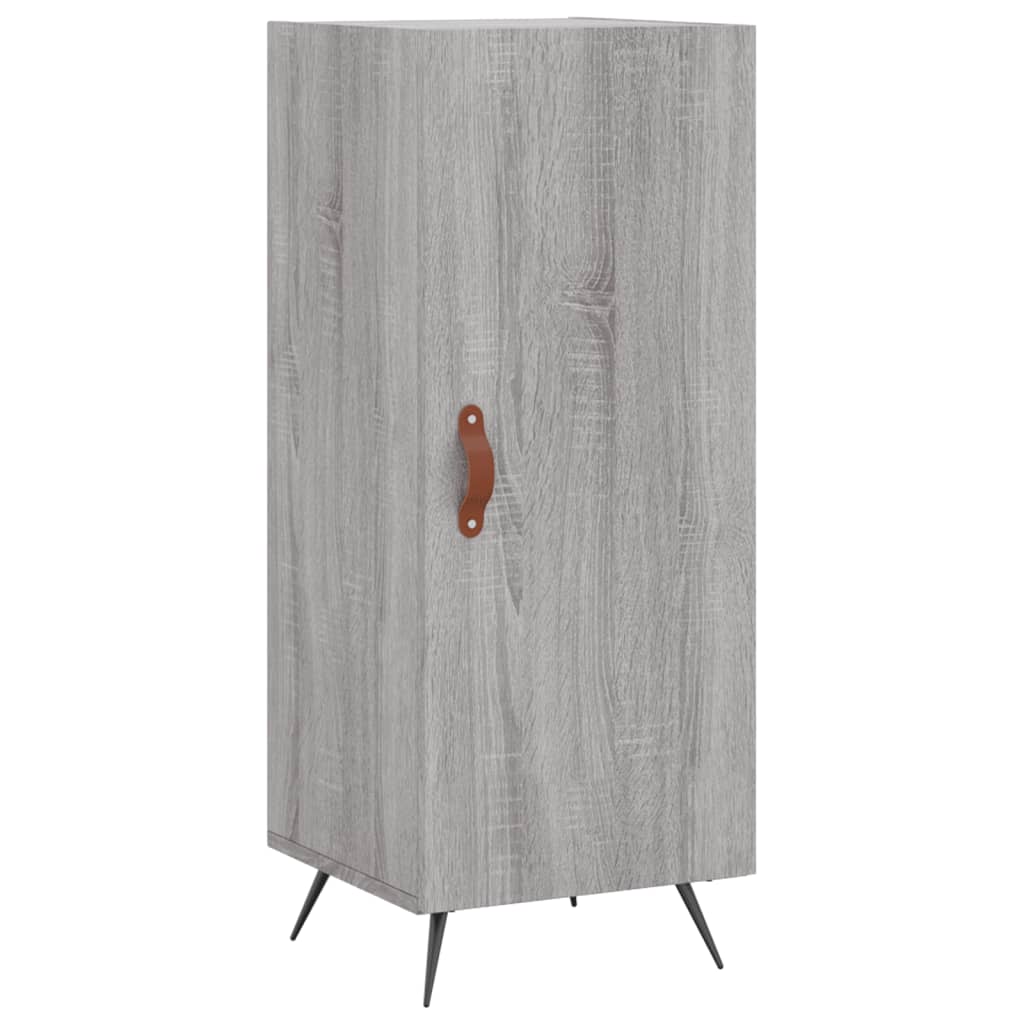 Buffet haut Sonoma gris 34,5x34x180 cm Bois d'ingénierie