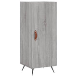 Buffet haut Sonoma gris 34,5x34x180 cm Bois d'ingénierie