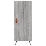 Buffet haut Sonoma gris 34,5x34x180 cm Bois d'ingénierie