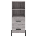 Buffet haut Sonoma gris 34,5x34x180 cm Bois d'ingénierie