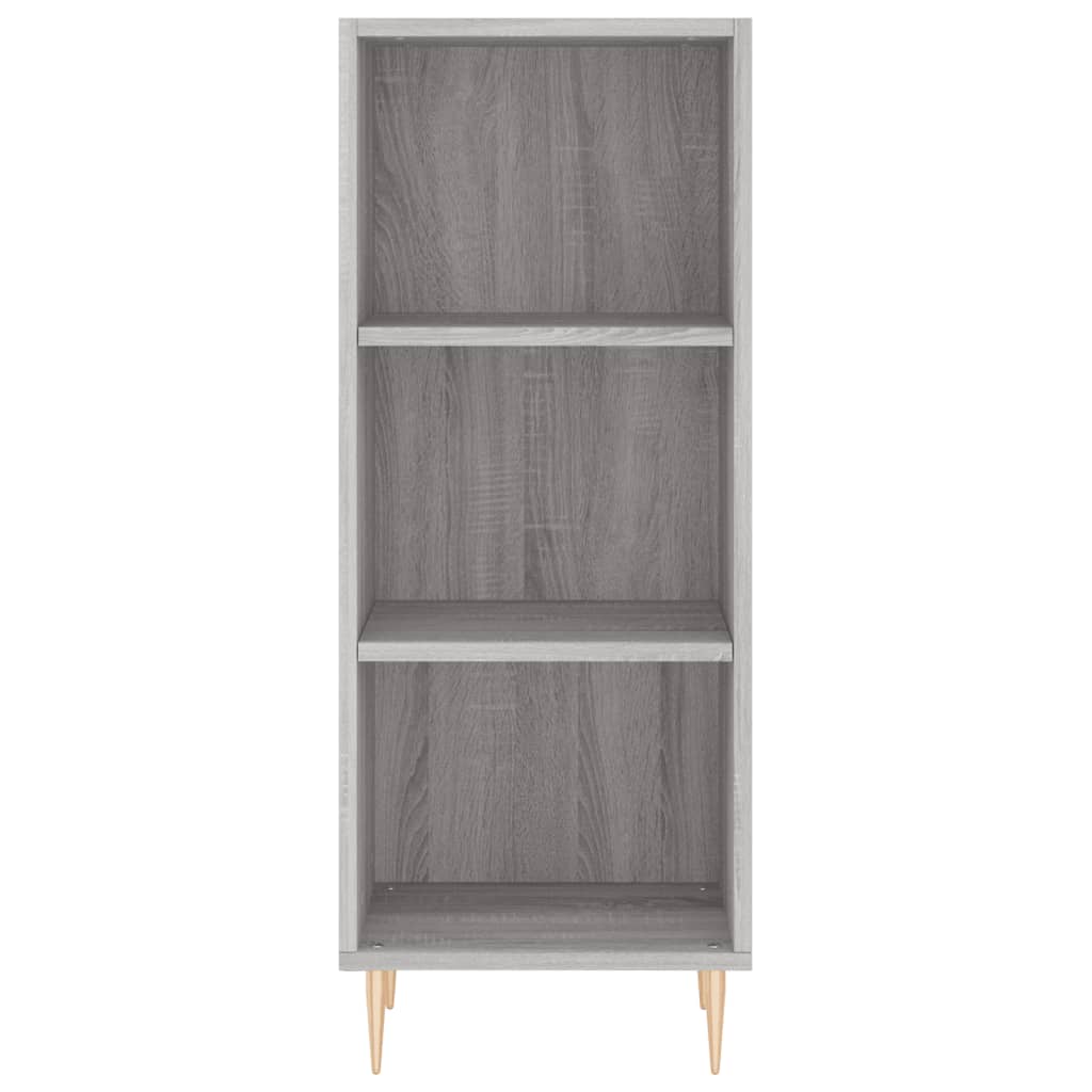 Buffet haut Sonoma gris 34,5x34x180 cm Bois d'ingénierie