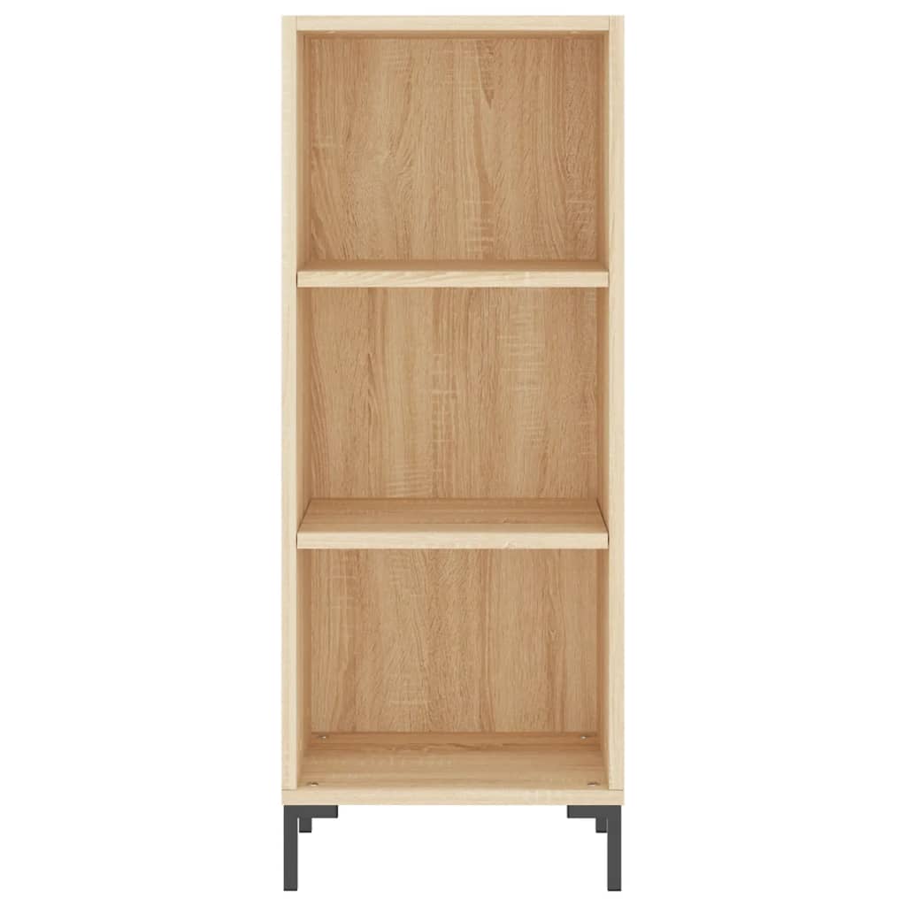 Buffet haut Chêne sonoma 34,5x34x180 cm Bois d'ingénierie