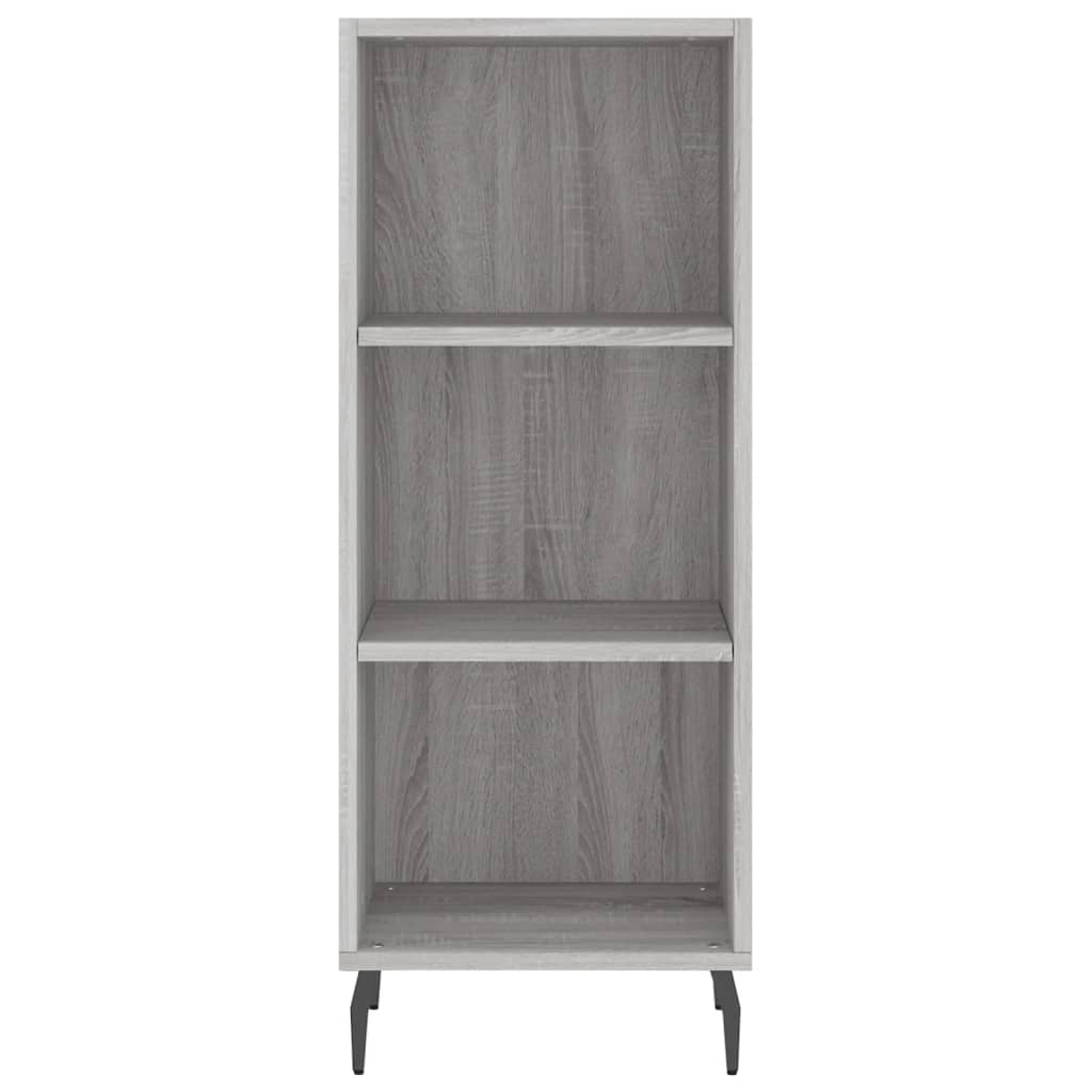 Buffet haut Sonoma gris 34,5x34x180 cm Bois d'ingénierie