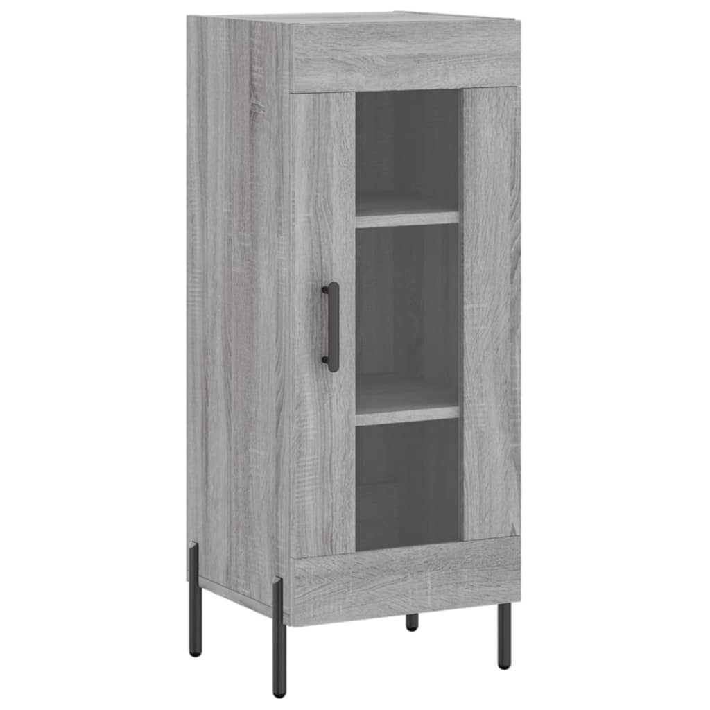 Buffet haut Sonoma gris 34,5x34x180 cm Bois d'ingénierie