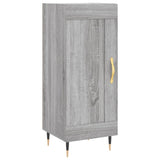 Buffet haut Sonoma gris 34,5x34x180 cm Bois d'ingénierie