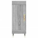 Buffet haut Sonoma gris 34,5x34x180 cm Bois d'ingénierie