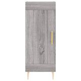 Sonoma high sideboard gray 34.5x34x180 cm Engineered wood