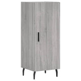 Buffet haut Sonoma gris 34,5x34x180 cm Bois d'ingénierie