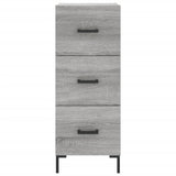 Buffet haut Sonoma gris 34,5x34x180 cm Bois d'ingénierie